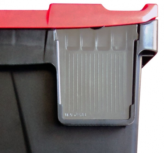 Clear Label Holder For 24 Litre Plastic Hinged Lid Crates
