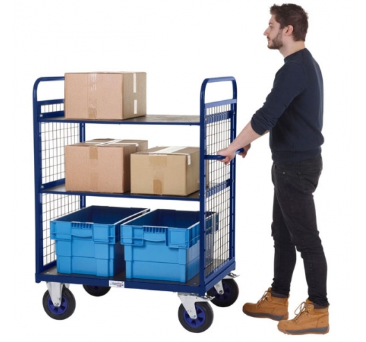 Distribution Trolley In Use