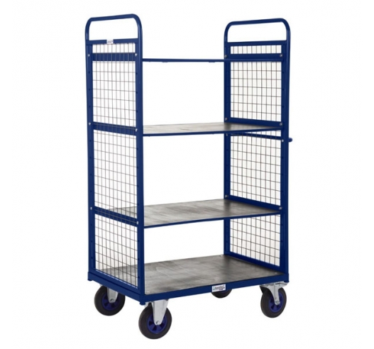 Distribution Trolley With 2 Sides And Shelves Tall
