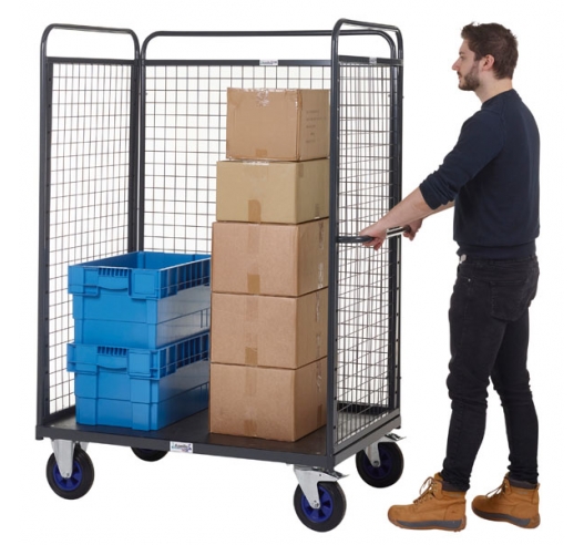 Distribution Trolley In Use Example