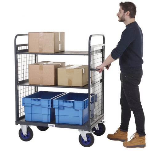 Distribution Trolley In Use Example