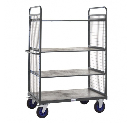 Distribution Trolley With 2 Sides And Shelves