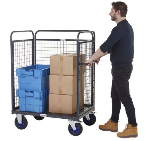 Distribution Trolley In Use