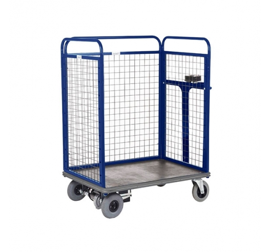 Powered Distribution Trolley 3 Sides in Blue