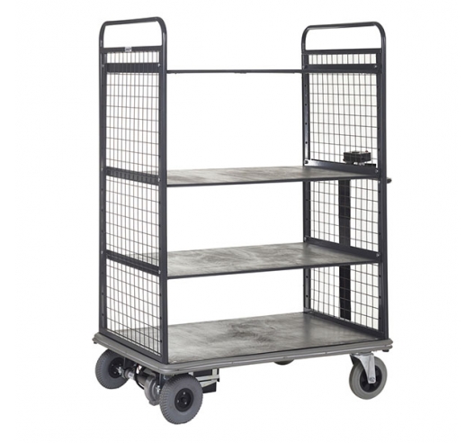 Powered Distribution Trolley With 2 Sides In Grey