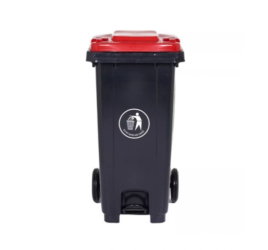 120 Litre Wheeled Bin Front View