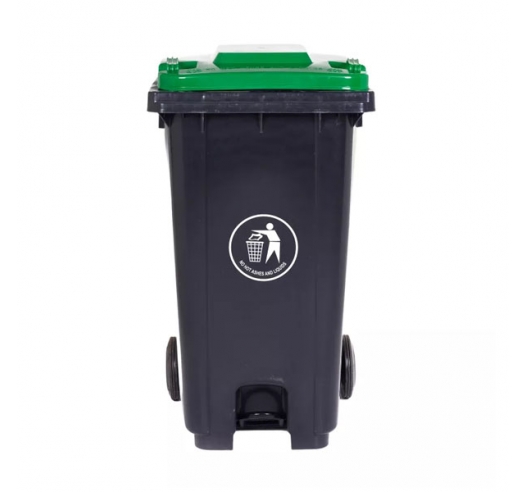 240 Litre Wheeled Bin Front View