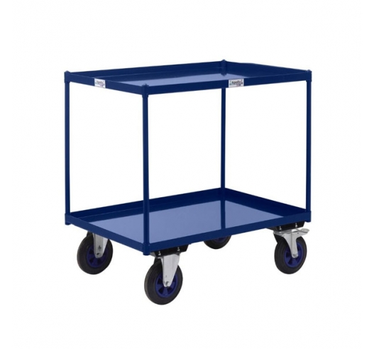 Shelf Trolleys with 2 Tier Steel Shelving