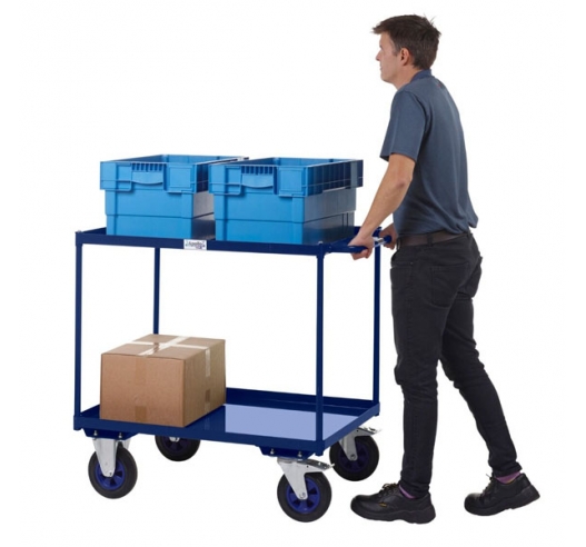 Shelf Trolley In Use