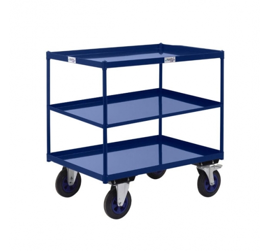 Shelf Trolleys with 3 Tier Steel Shelving