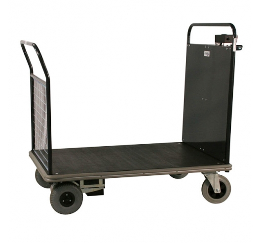 Powered Platform Truck With Mesh End