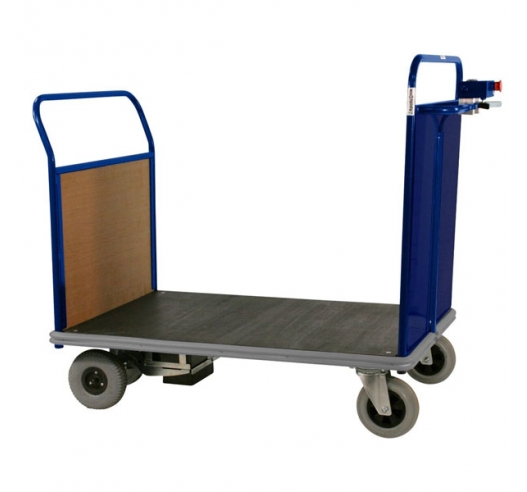 Powered Platform Truck With Timber End