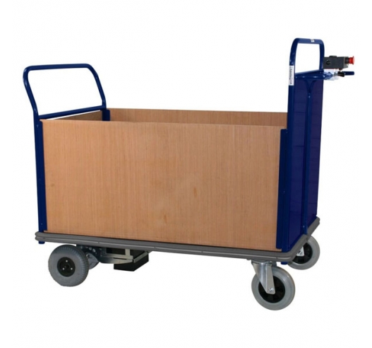 Powered Platform Truck With Timber Ends And Sides