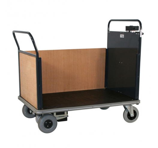 Powered Platform Truck With Timber End And Timber SIde
