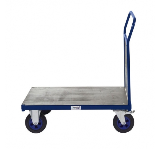 Single End Platform Truck Side View