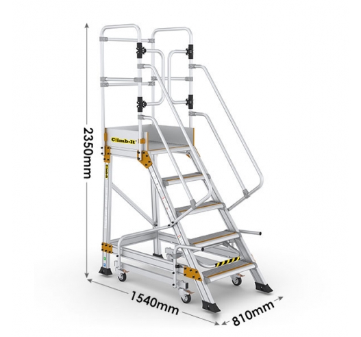 Safety Steps With Safety Lock 5 Treads