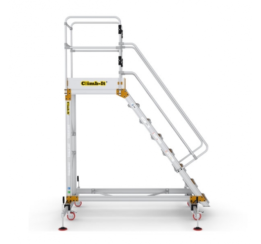 Extra Large Platform Safety Steps Side View