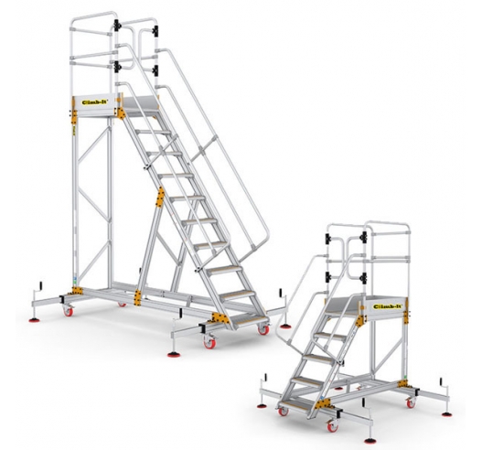 Extra Large Platform Safety Steps Group
