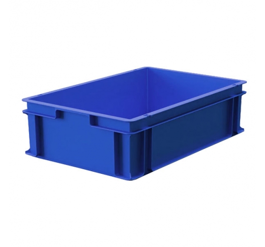 Blue Plastic Stacking Containers - M208A