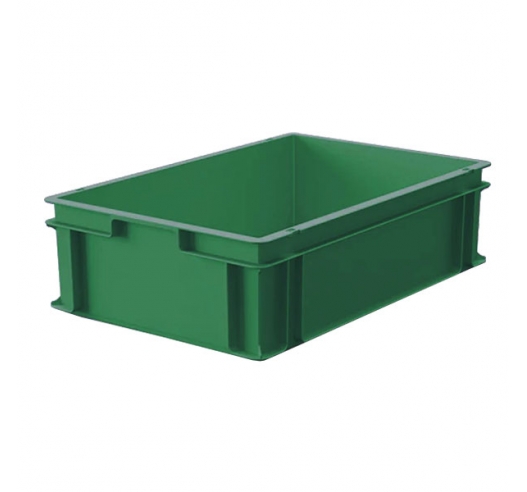 Green Plastic Stacking Containers - M208A