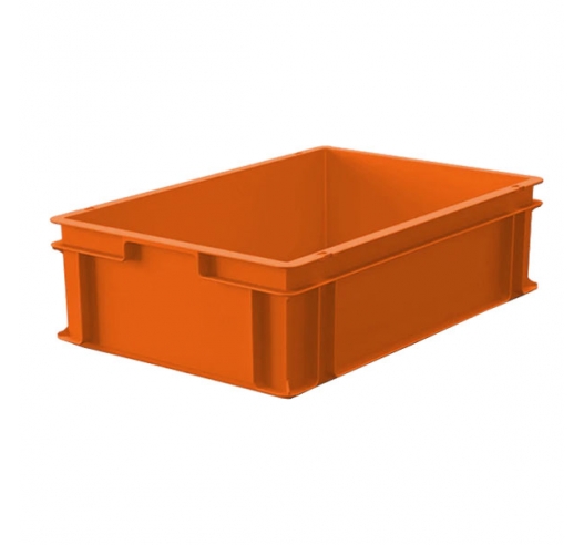 Orange Plastic Stacking Containers - M208A