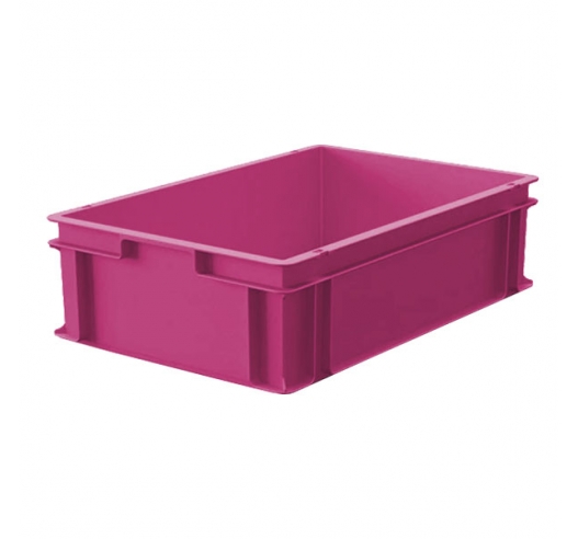 Pink Plastic Stacking Containers - M208A