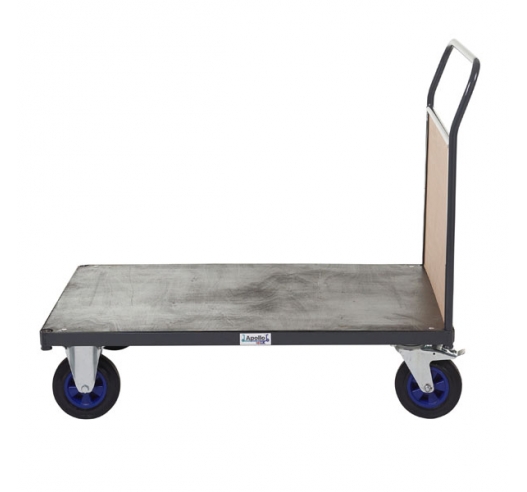 Single End Platform Truck Side View