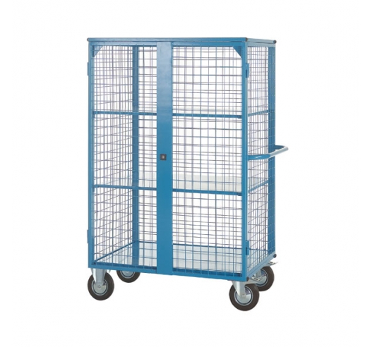 Distribution Truck With Doors And Shelving