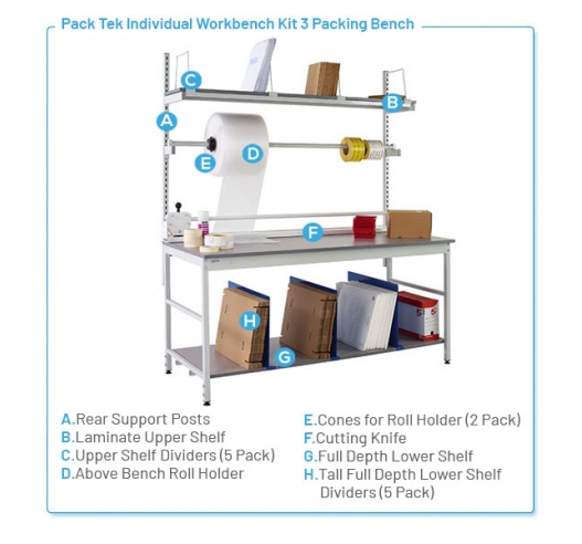 Pack Tek Workbench Accessories