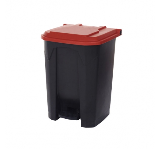 50 Litre Bin With Red Lid