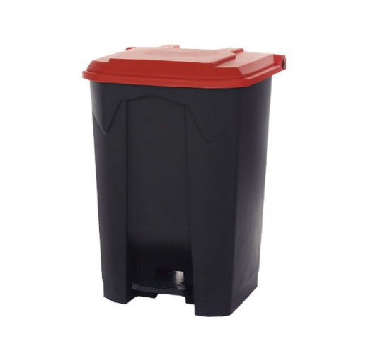 80 Litre Bin With Red Lid