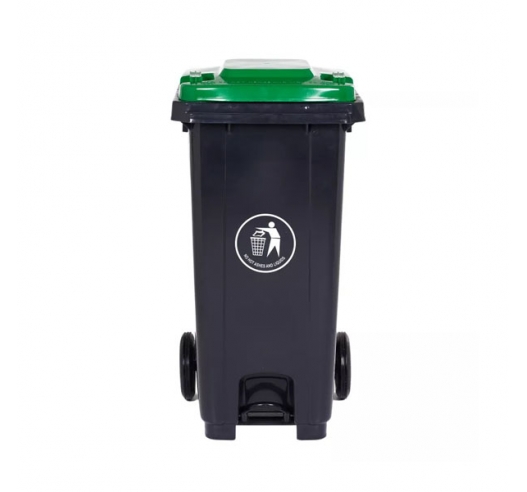 120 Litre Wheeled Bin in Green