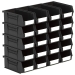 Size 3 Linbins in Black Recycled Plastic