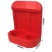 Double Fire Extinguisher Stand Dimensions