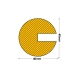 Push Fit Semi-Circle Foam Dimensions