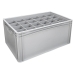 Basicline Euro Container With 24 Hole Glassware Inserts