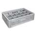 Ventilated Basicline Euro Container With 15 Hole Glassware Inserts