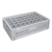 Ventilated Basicline Euro Container With 40 Hole Glassware Inserts