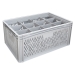 Ventilated Basicline Euro Container With 12 Hole Glassware Inserts