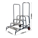 Climb-It Wide Work Steps 4 Tread Double Handrail Dimensions