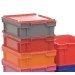 Drop-On Lids For Coloured Euro Containers