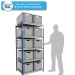 Shelving Bay with 10 x BK-ES64/32 (64.5 Litre) Euro Stacking Containers