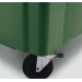 Rubber Tyred Wheels on Large Wheelie Bin