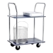 Lightweight 2 Shelf Trolley