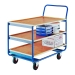 Trolley with 3 Plywood Shelves