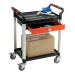 2 Shelf Trolley with Drawer