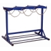 Cylinder Floor Racks - Double Sided In Blue