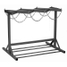 Cylinder Floor Racks - Double Sided In Grey