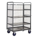 Distribution Trolley With 3 Sides And Shelve
