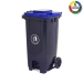 120 Litre Wheeled Bin in Blue